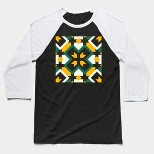 Tile Pattern Carpet Pattern Baseball T-Shirt